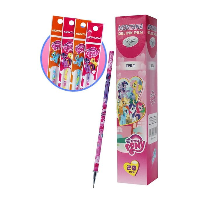 

Murah Gel Pen Refill / Isi Pulpen Montana GPR-11PONY / 0.5 mm / 1 BOX 24 SET Elegan