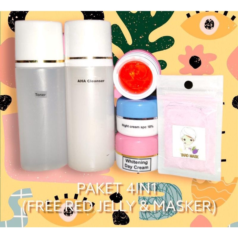 Paket 4in1 Farma Wdc Original Glow Expres spc 10% spc 5%