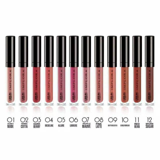 Ready no 7,8,9,10, 11, 12 Lipcream Implora BPOM, ready no 7,8,9