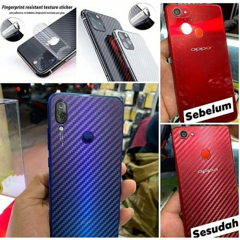 IPHONE SKIN CARBON GUARD SKIN GARSKIN ANTI GORES BELAKANG SKIN CARBON IPHONE 6 6+ 7G 7+ 8+ IPHONE X XS XR XS MAX IPHONE 11 11 PRO 12 MINI 12 13 14 PRO MAX