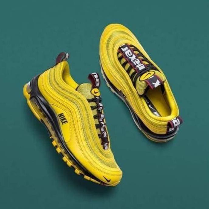 Sepatu Sneakers Nike Airmax 97 Yellow Black Premium Original STOK TERBATAS