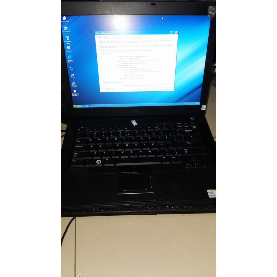 Laptop Second DELL Latitude e6400 Layar 14 inch Ram  4GB HDD 500GB Layar 14 inch