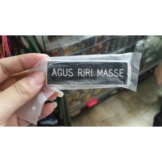 Papan Nama - Name Tag - ID Tag - Name Tag Peniti Grafir