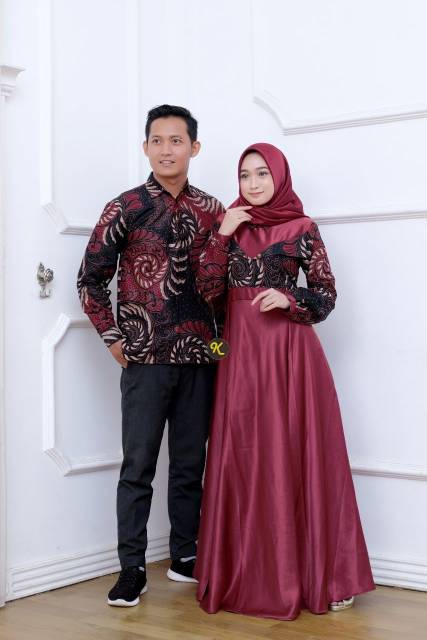 Sarimbit batik murah/baju batik couple lebaran fashion muslim baju lebaran termurah dan terbaru