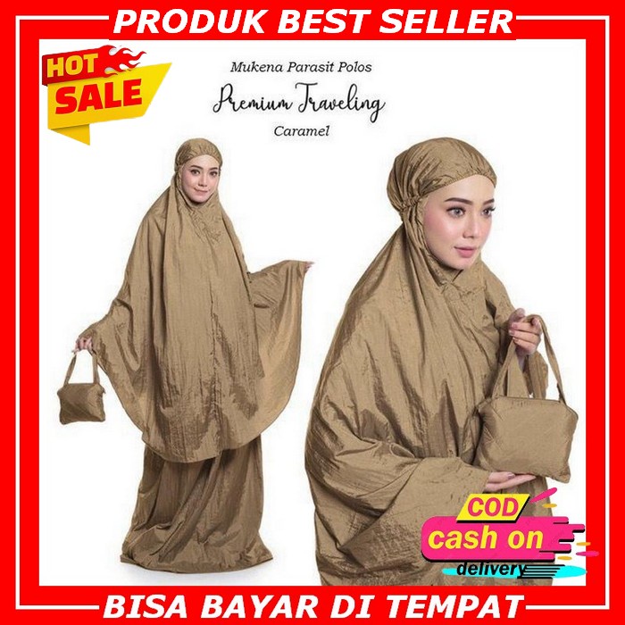 Mukena Dewasa Bordir Kekinian Polos Perempuan Mukenah Bali Tali Ikat W3Q2 Peralatan Sholat Terusan K