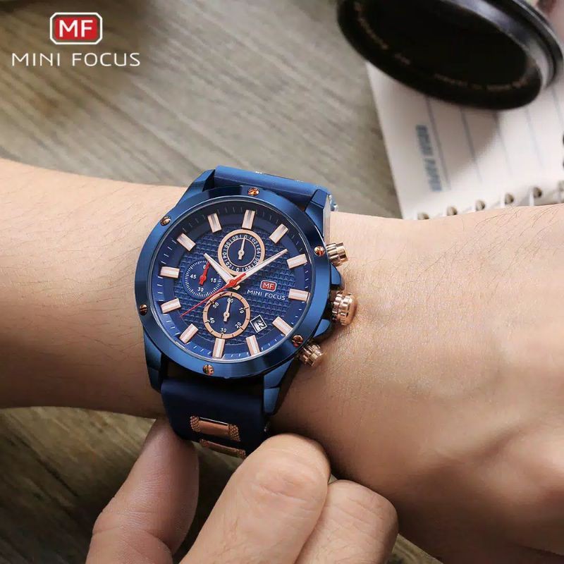 JAM TANGAN FASHION SPORT PRIA MINI FOCUS