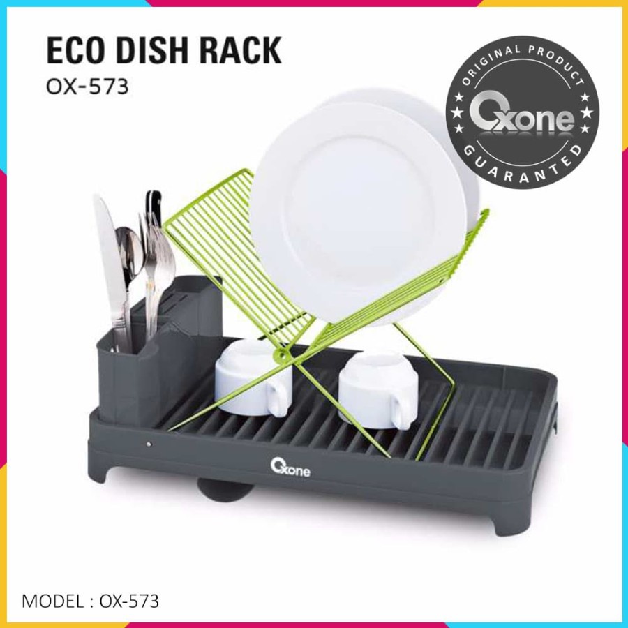 Rak Piring Oxone OX-573 Eco Dish Rack Oxone with Hanger