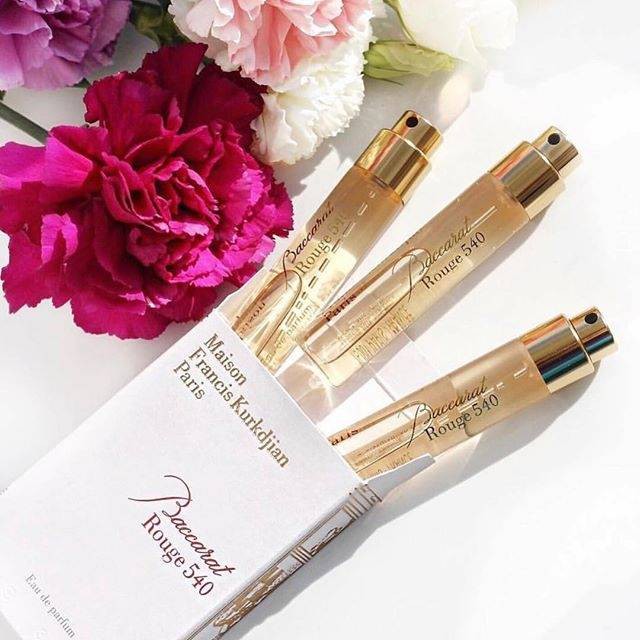 Parfum MFK Maison Francis Kurkdjian Baccarat Rouge 540 travel spray 11ml Original Keren