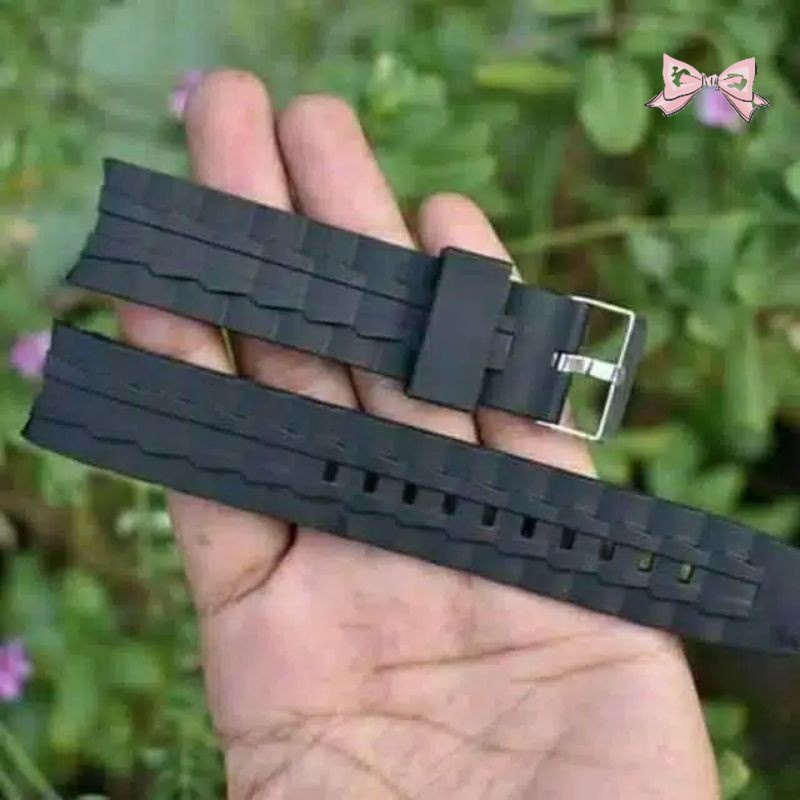 TALI JAM TANGAN SKMEI CASIO EDIFACE EF 550 EF 523 RUBBER STRAP TALI EDIFICE EF523