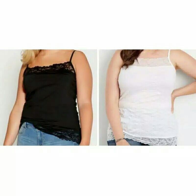 Branded Tanktop Maurices Big Size Jumbo Tanktop Wanita Paket / Isi 3 Pcs Original Branded