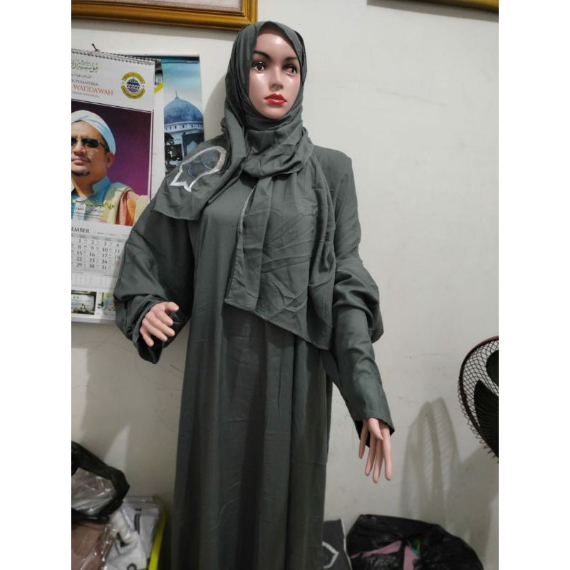 mukenah hadramaut pasmina/rukoh pasmina/telekung