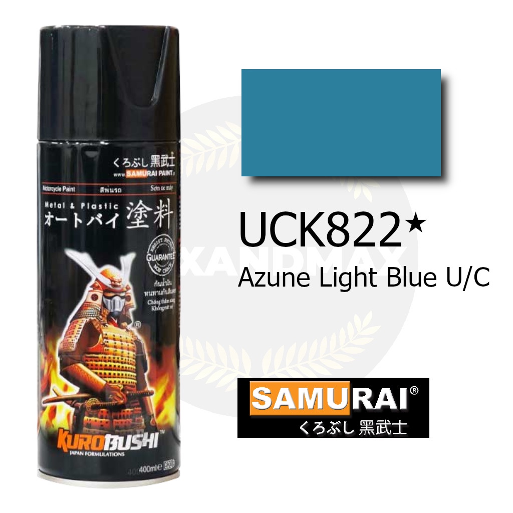 Samurai Paint Azune Light Blue U/C UCK822  400 ml - Cat Semprot