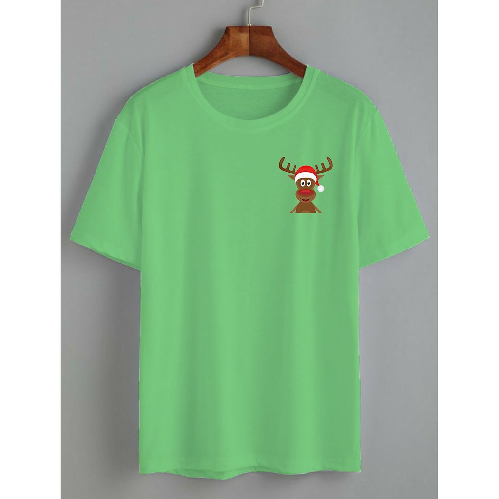 KAOS NATAL DEER/ DEER XMAS / KATUN PREMIUM 24S