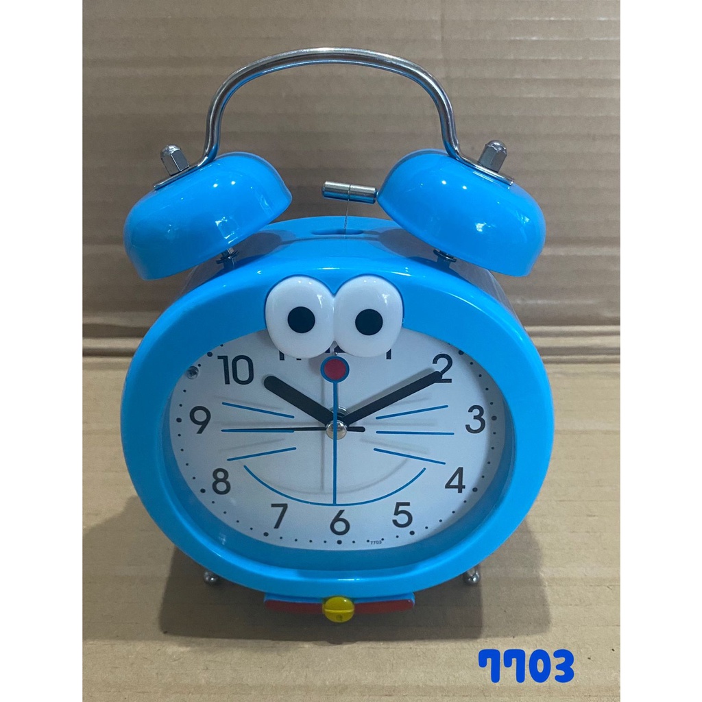 WEKER DORAEMON BIRU/WEKER BESAR/JAM WEKER LUCU/JAM WEKER KARAKTER/JAM BEKER/JAM ALARM/JAM MEJA/JAM M