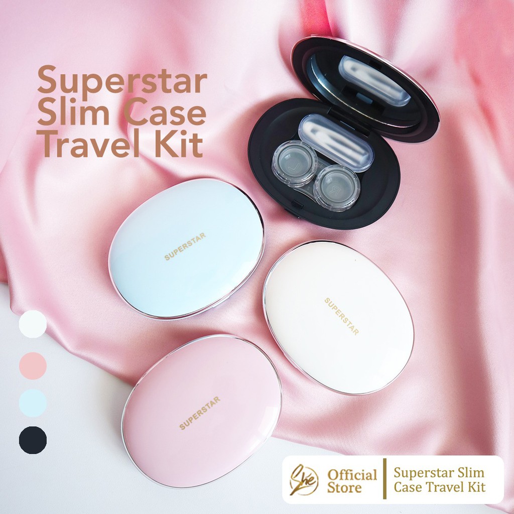 SHE - Superstar Slim Case Travel Kit Tempat Softlens