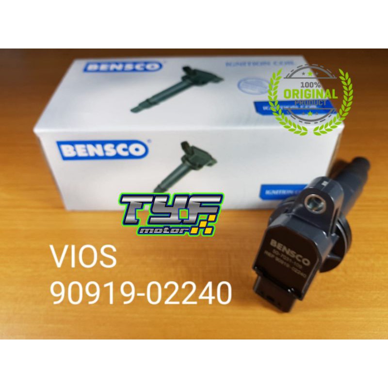 COIL IGNITION COIL VIOS LIMO YARIS 2004-2012 ORI BENSCO