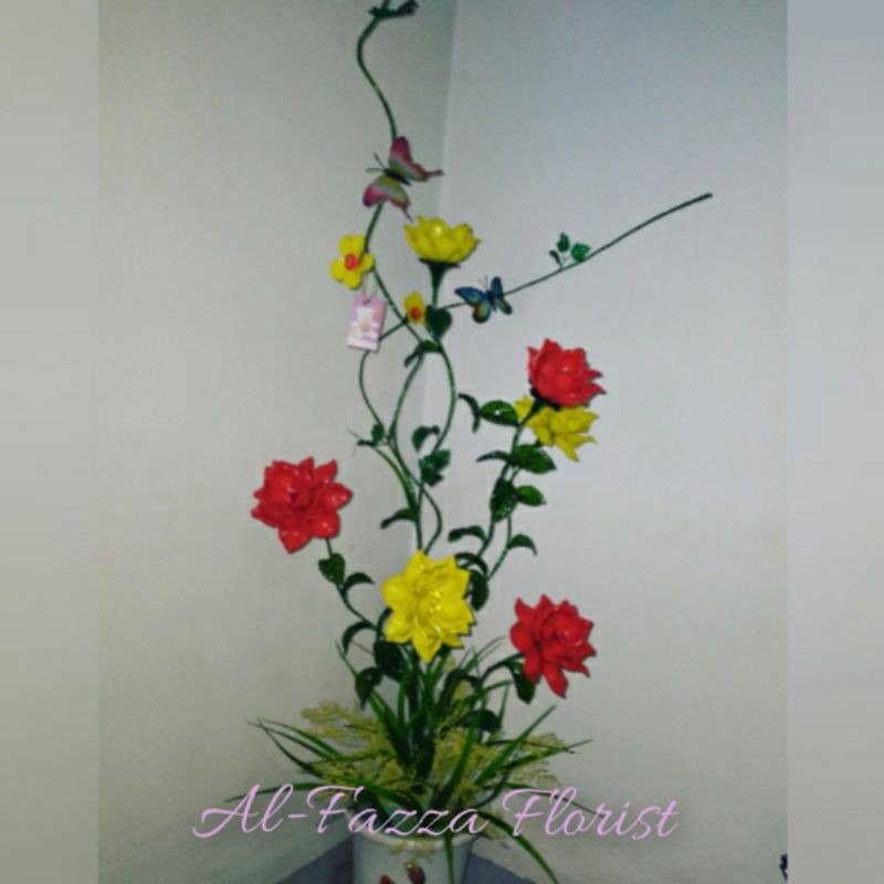 Bunga Mawar akrilkk Sudut