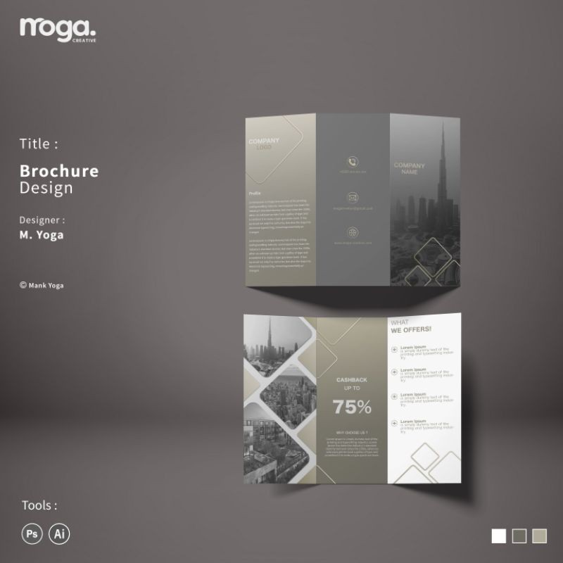

Disain Brosur / Brosur Design / Jasa Desain / Brochure Trifold