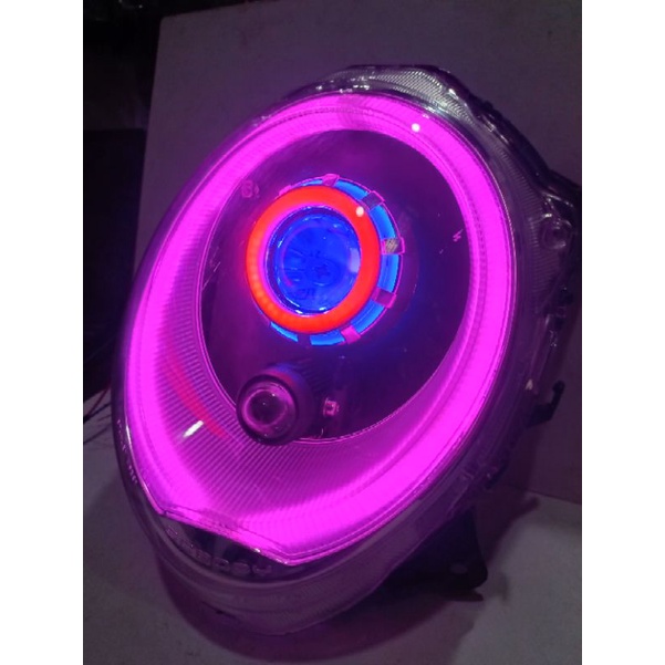 LAMPU ALIS DRL PROJIE SCOOPY NEW 2021 FULL SET REFLEKTOR