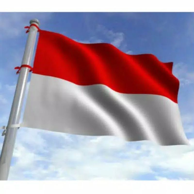 BENDERA MERAH PUTIH Termurah Ukuran 80 x 120 Cm Bendera Kain RI Indonesia