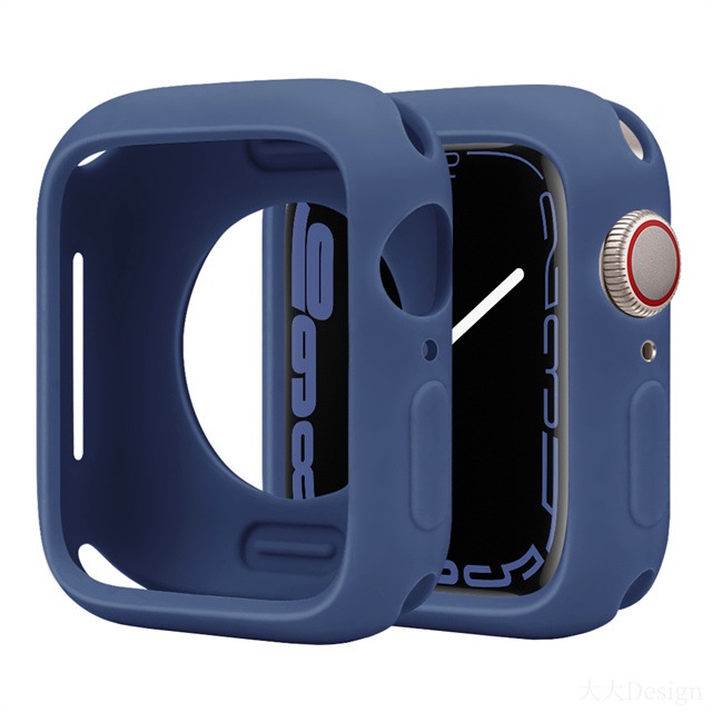 Soft Case Pelindung Bahan Silikon Untuk Apple Watch 7 6 SE 5 4 3 2 Seri 45MM 44MM 42MM 41MM 40MM 38MM