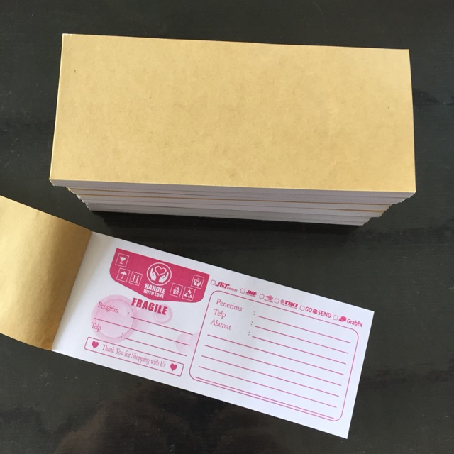 

Kertas Label Pengiriman Olshop