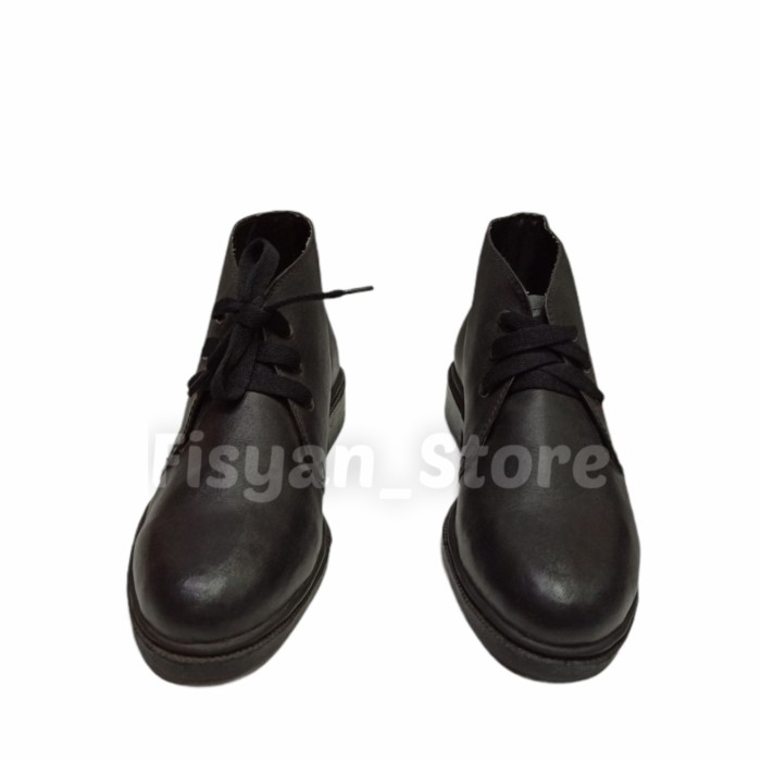 Sepatu Pantofel Hitam Asli Kulit AR