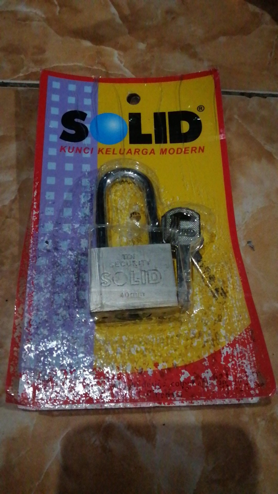 Gembok Kunci - Gembok Rumah - Baja 809 40mm - 60mm - Solid