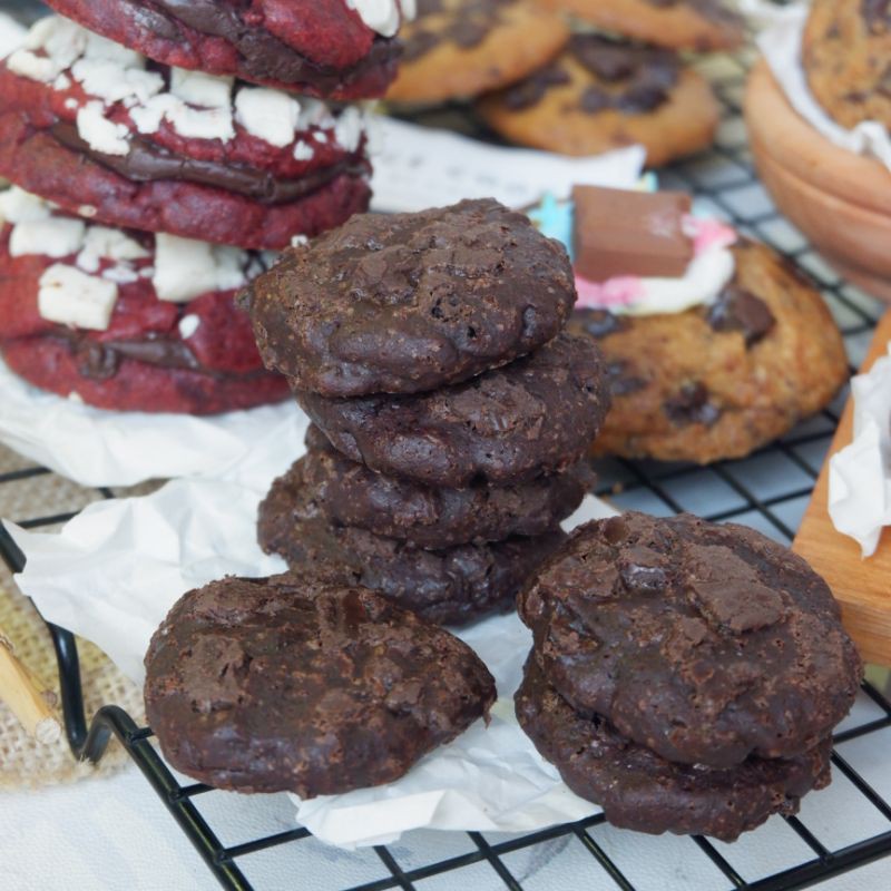 

Double Chocolate Brownie Cookies