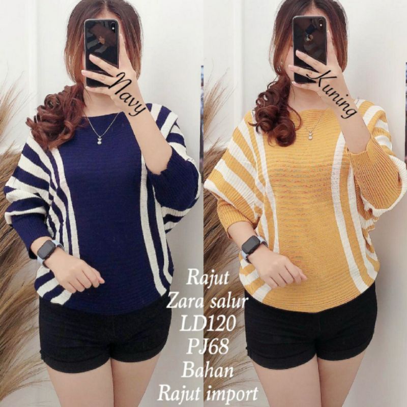 Atasan Rajut Zara Salur