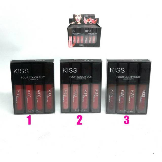 LUP GLOSS KISSBEAUTY ISI 4. COLOUR SUIT