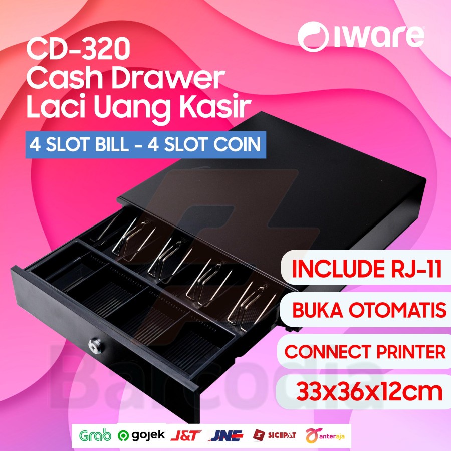 Laci Kasir Mini Cash Drawer Mini Laci Kasir CD 320