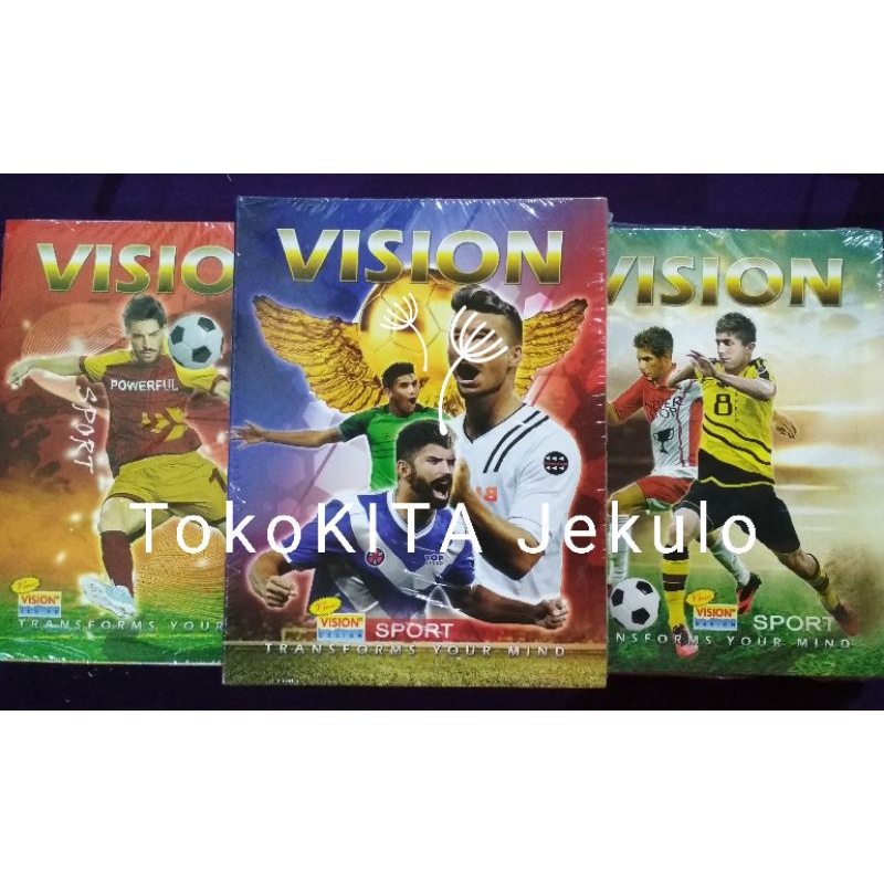 Buku Tulis VISION gambar Bola 38 lembar