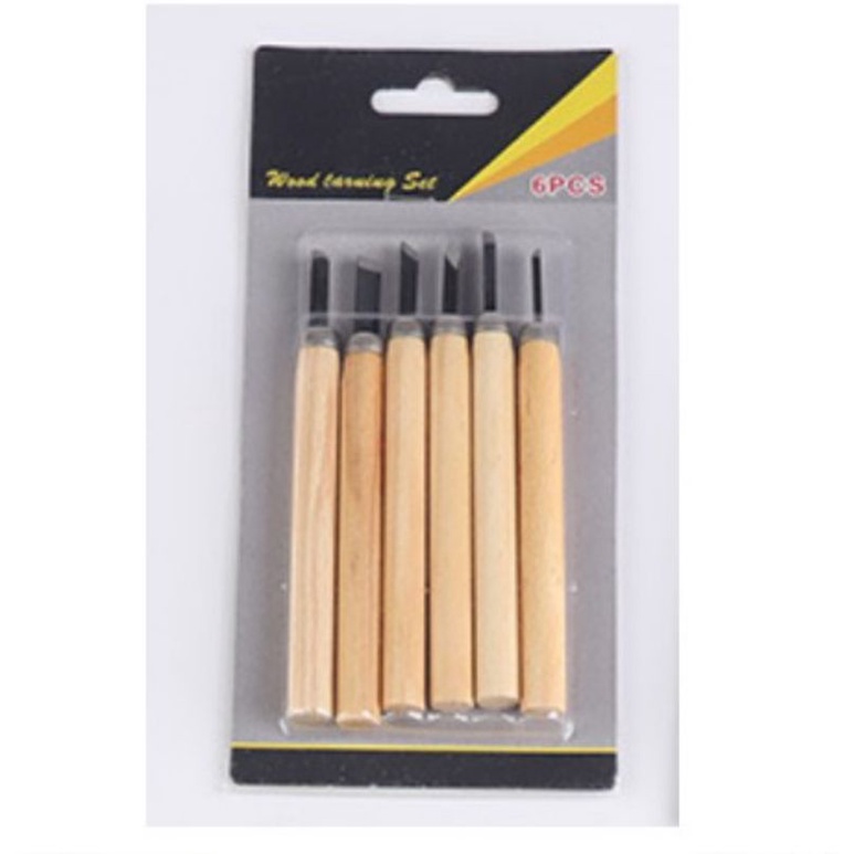 

Set Pisau Ukir 6 in 1 Alat Pahat Kayu Wood Carving Knife