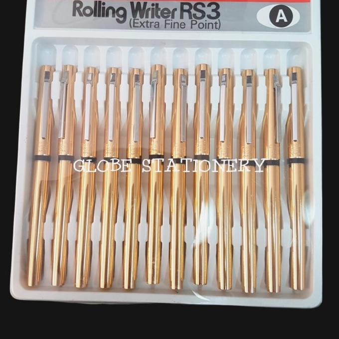 

Office & Stationery | Alat Tulis | Original Pen Pentel Rs-3 Japan (Slongsong Gold Dan Silver Grafiran Or) | Best Seller