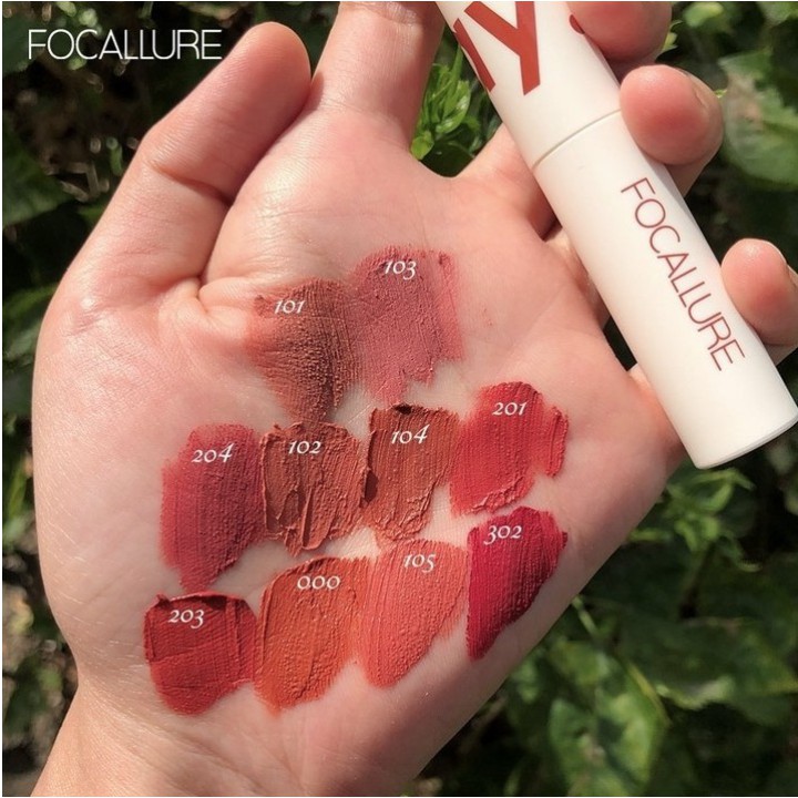 FOCALLURE Velvet Lipstik Lipclay Cream Velvet Matte Mousse Dan Smooth Lipstick