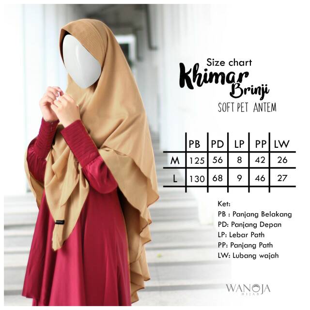 Khimar Brinji Wanoja Hijab