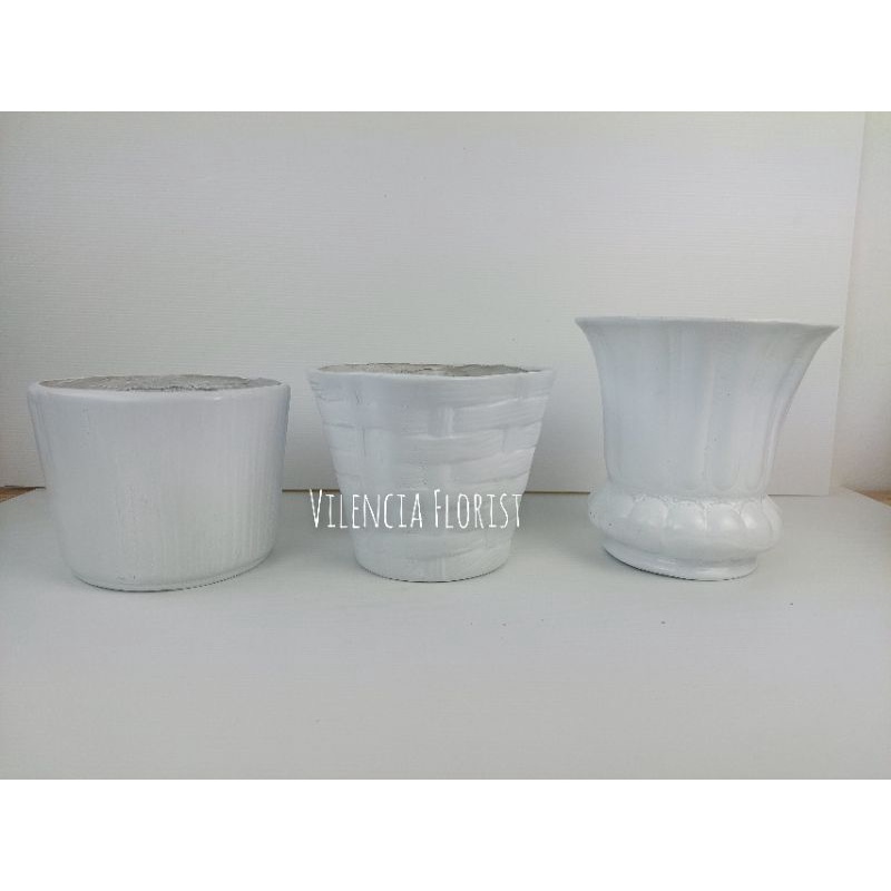 Pot vas bunga dekorasi fiber