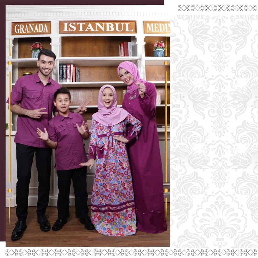 Elfa 79 Ungu Sarimbit Ethica Gamis Ayumi 83 06 Koko Kahfi 79 61 Anak Kids