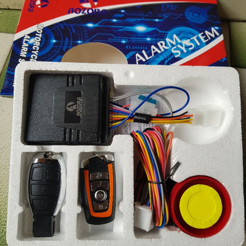 Alarm system alarm motor anti maling
