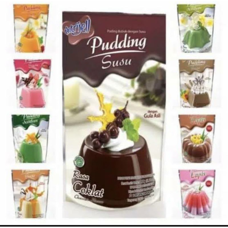 Jual Nutrijell Puding Susu 120gr All Varian Coklat Mangga Strawbery Dll Indonesiashopee 3784