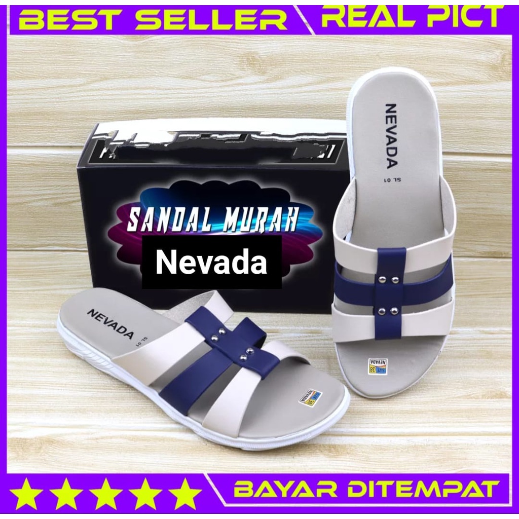 Sandal Sellop Nevada Terbaru Sandal Sellop Cewek Terbaru Sandal Wanita Trendy