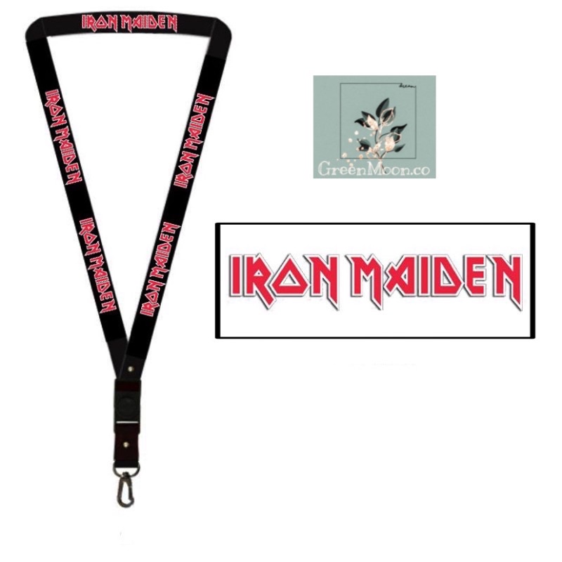 

lanyard IRON MAIDEN gantungan kunci band rock / tali lanyard gantungan leher id card name tag kartu nama / pods