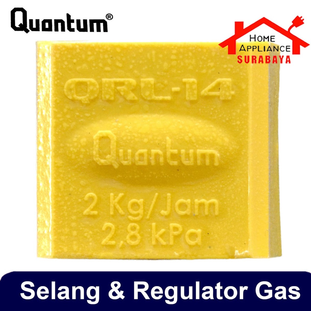 Selang + Regulator Meter Gas Quantum Tekanan Rendah QRL-142 / QRL 142