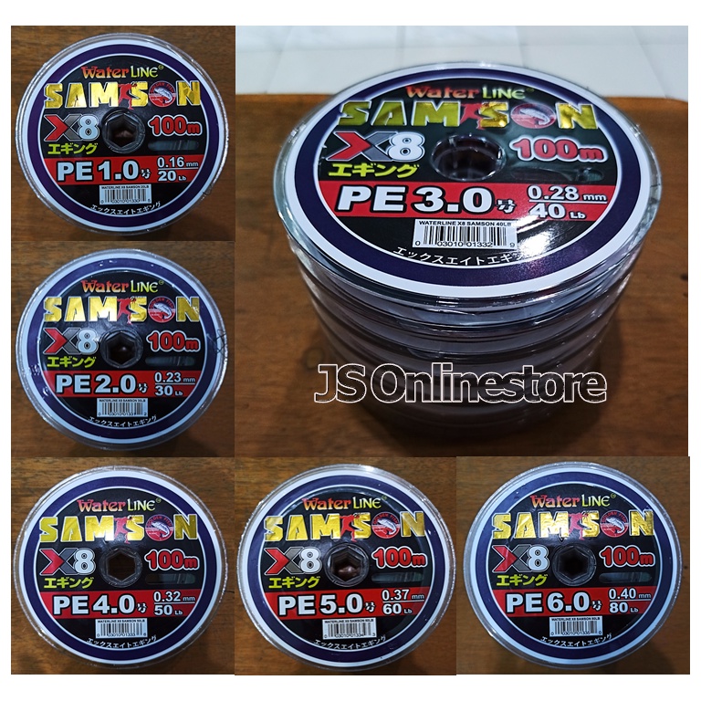 Senar Pancing PE Goldenfish Water Line Samson X8 100m Connecting