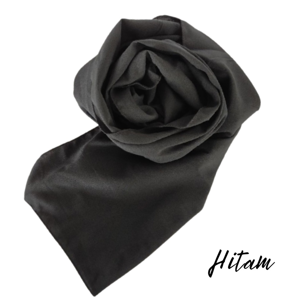 Termurah Pashmina Diamond Sabyan Hijab / Pashmina Diamond 150x75Cm Finishing Neci-HITAM