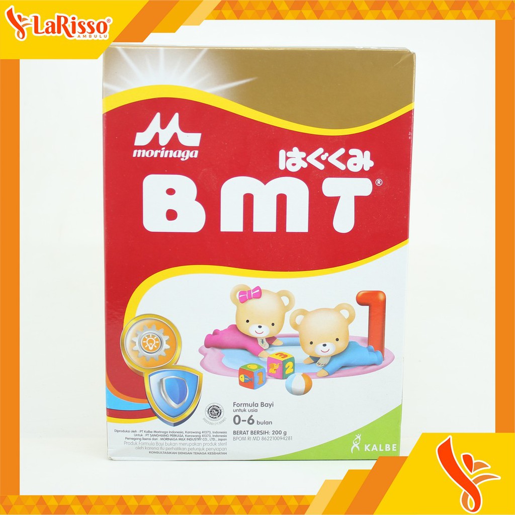 MORINAGA BMT 1 0-6 BULAN 200GRAM SUSU FORMULA BAYI