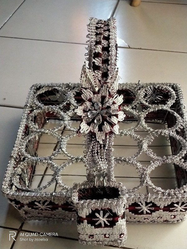 Set Wadah Aqua Air Mineral Dan Kotis Kotak Tisu Tapis