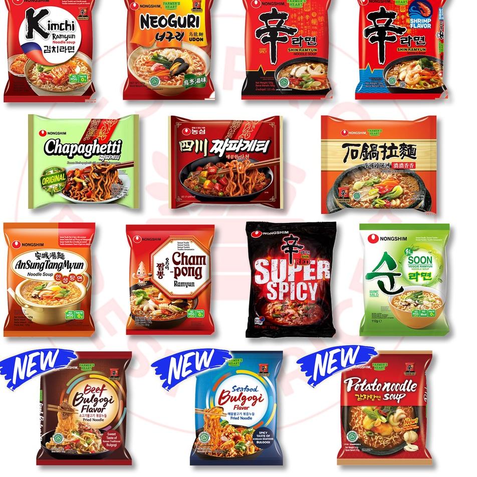 

Beli Dong--NONGSHIM - SEMUA VARIAN MIE KOREA (SHIN RAMYUN/ NEOGURI/ CHAPAGHETTI/ VEGE/ CHAMPONG/ANSUNGTANGMYUN)