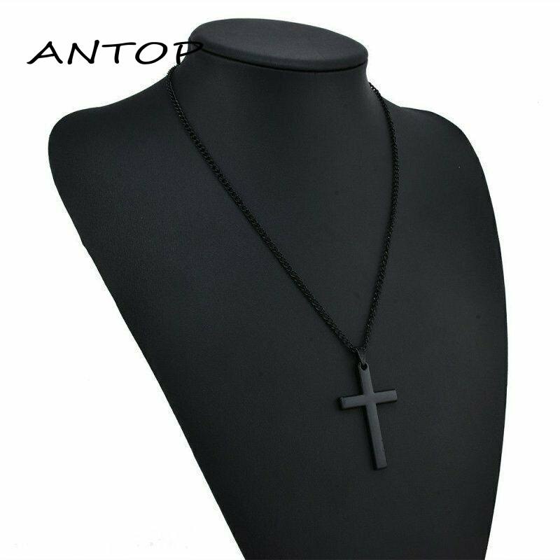 Kalung Liontin Salib Punk Pria Dan Wanita Fashion Necklace Aksesoris ANTOP